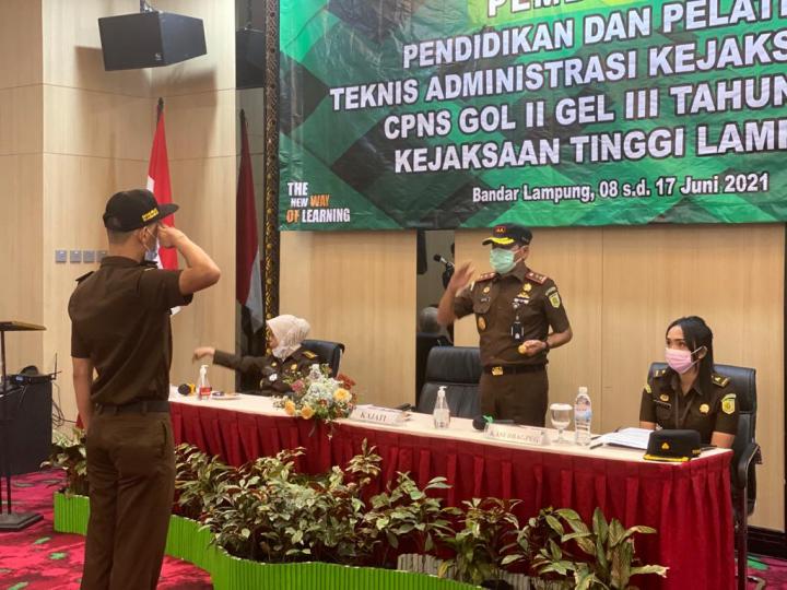 35 Peserta CASN Kejaksaan RI Di Wilayah Kejati Lampung Ikuti Pelatihan Teknis Administrasi Kejaksaan